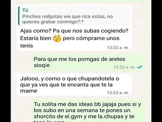 SE PUSO MUY CALIENTE MI AMIGA Y ME MANDA PACKS