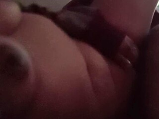 Me & my girl getting freaky at our friends bedroom