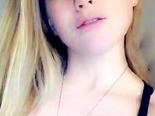 Amateur blonde teen girlfriend toyed and facialized