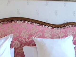 Selena's Posing and Sexy Bed Games in Heels