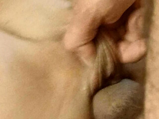 Shoving it in some twisted meat