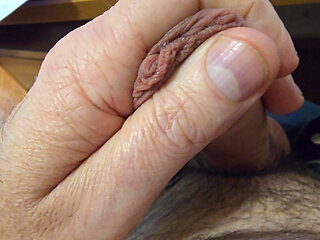 Mature Office Jerk off and Cum