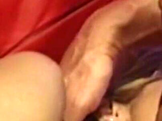 Hairy Blonde MILF Creampie Dripping Thick Cum Load