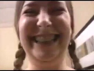 Cute chubby Tara gets cream up in her ass: Big Ass, Blowjob  Amateur Porn