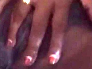 Ebony Momma Teaches Amateur Masturbation