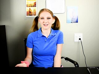 Great Big Boobs On Masturbating Redhead