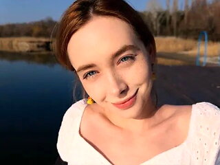 I Met a Sad Cutie on the Dock... Fucked Her and the Sadness was Gone!