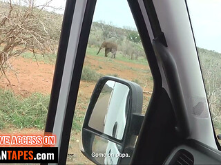 What a wild ride...the trip with my CUTE EBONY GF had a lot of OUTDOOR fun and fucking everywhere