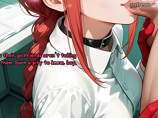 Your Doctor Makima is checking on your massive cock'_s health (Sex JOI)