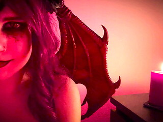 Halloween sex with demon girl