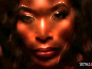 Black Trans Gets Her Big Ass Fucked With Strapon - Natassia Dreams, Misty Stone