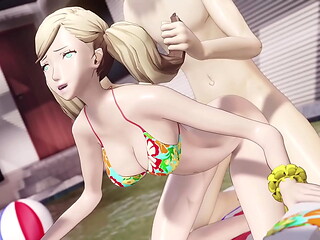 Ann Takamaki Pool Fucking
