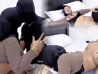 Hijab Stepsister Fucked Hard by Brother - Big Tits Teen Slave
