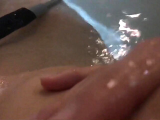 Asian Feet and Pussy in a Bathroom