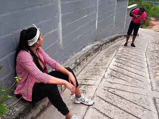 I Fuck Nerdo at Home in the Middle of Pregnancy the Bastard Had a Lot of Milk and He Came in My Pussy