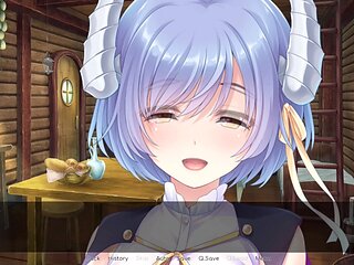 Busty characters in manga porn featuring runaway demon bride