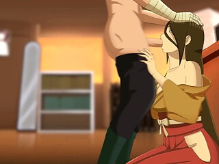 [Hanabi x Naruto] Hanabi Being A Good Sister In Law - Hanabi sucks Naruto'_s cock in his office (NTR Sex)