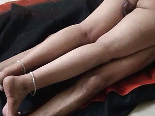 Indian House Wife and Husband in Home