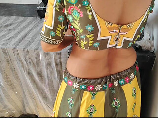 I went to bhabhi's house when her brother not at home and enjoyed a lot with my lovely bhabhi, Full Hindi Viral Video