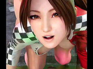 Racing Queen Mai Shiranui taken from behind