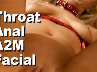 Hillary Scott & Dirty Harry Throat Anal A2M Facial