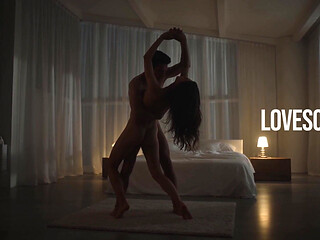 Sensual Couple Intimate Bedroom Romance (ai)