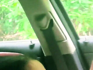 Stranger Steps on a Used Rubber Catches Them Masterbating Each Other in the Car