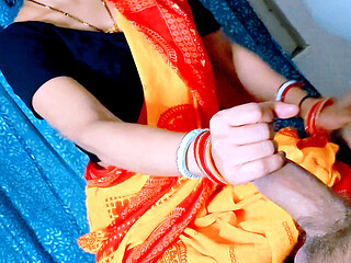 Newly Married Village Wife Virgin Pussy First Time Fucking Hard in Saree