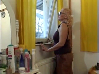 Blonde milf loves the cock in pussy in mouth