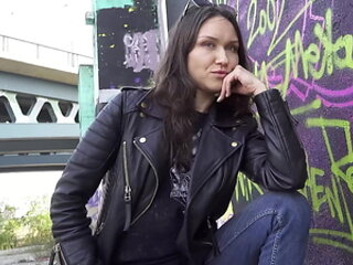 GERMAN SCOUT - DP Anal Sex Casting for small dirty MILF Cougar Kristina Grace