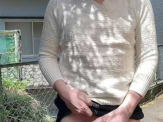 I masturbated outside