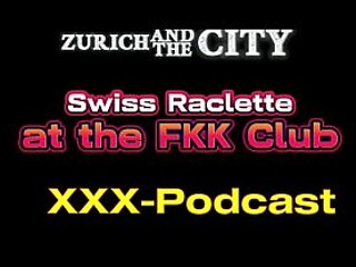 Hairy blonde Swiss babe gets 3D fucked at FKK club
