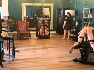 Fetish Lofts with My 2 Slaves, Punishment Area, Slave Treatment, Cage and Special Lounger, Part 2-2.