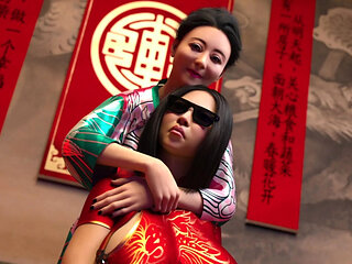 Two Chinese Shemale Milfs Doing Nude Modeling Photoshoot