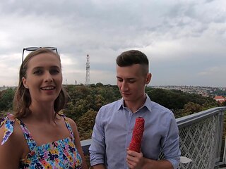 A couple enjoys passionate sex with a guy who has a huge dick