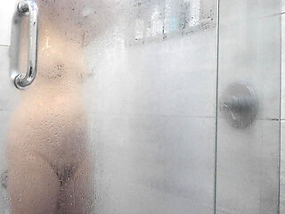 The Shower Scene with Asian Step Daughter Erin Luvin and Her Beautiful Long Nipples by Andrewtatt