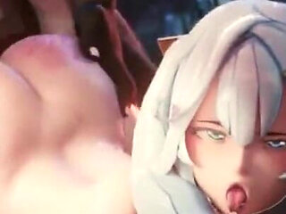 Faruzan Gets Her Ass Fucked by a Hilichurl Doggystyle Feet up - Genshin Impact Hentai Animation