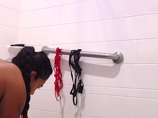 Barbiie Getting in the Shower