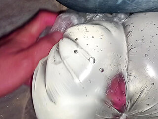 Horny Solo Boy Fills Himself with a Toy