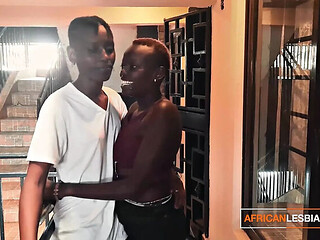 BIG TITS EBONY LESBIANS Fucking Each Other Senseless in My Studio - Amateur Homemade
