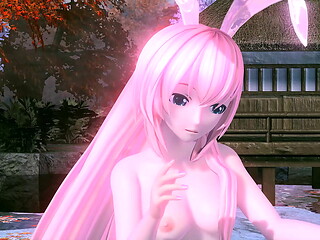 Megurine Luka Single Red leaf Project diva Nude Mod Full Nude