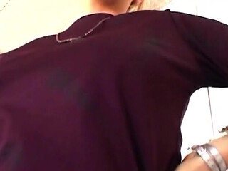 Blonde Rides Hard Cock in Basement Laundry Room