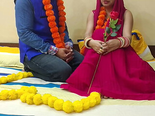 First Night of a newly married desi beautiful girl with addicted husband