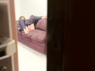 Amateur Hispanic mom gets fucked while chatting
