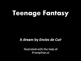 Teenage Fantasy - IA Illustrated Leather Porn Dream
