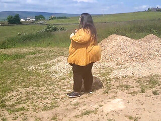 Making my fat body walk at a beauty spot