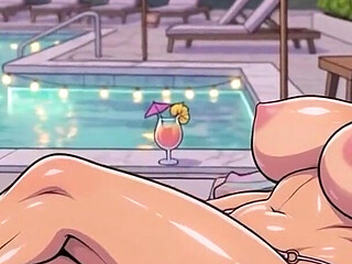 Rich Mature Women in Infinity Pools