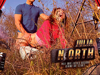 Behind the Scenes of MILF Julia North Anal Fucked Outdoor at Grand Canyon Prague