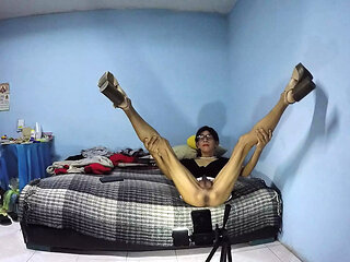 Joselynne Crossdresser In Skirt And Heels Butthole And My Cock To Web
