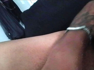 Watch this slut cum hard